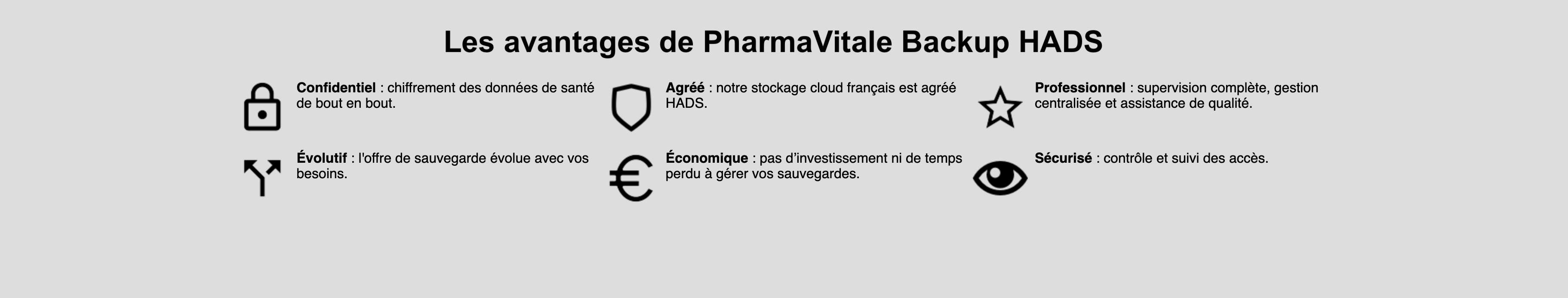 pharmavitale sauvegarde hds avantages