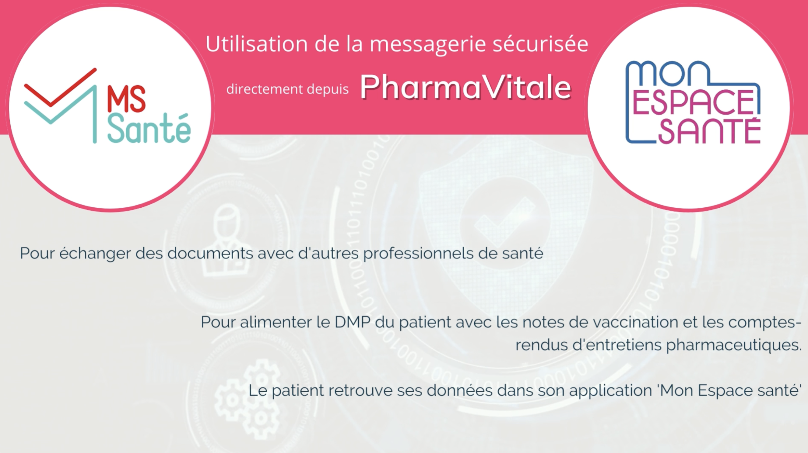 MS Santé et Mon Espace Santé, Dossier Médical Partagé, Dossier Pharmaceutique